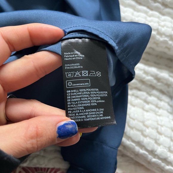 H&M Blue Satin Blouse - Picture 5 of 8